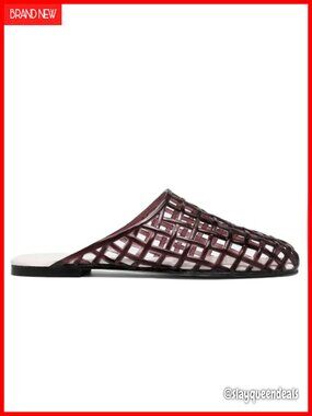 Clear Jelly Slip on Mesh Slides Sandals Closed Toe Flats Summer Beach